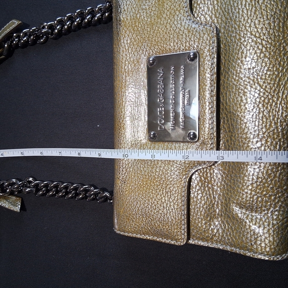 Dolce & Gabbana  MISS BELLE AMIE Gold and Silver Clutch with Elegant Design - Picture 6 of 12